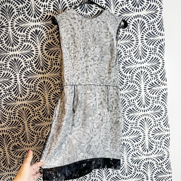 Lanvin Silk Blend Diamond Print Dress - Picture 14 of 16